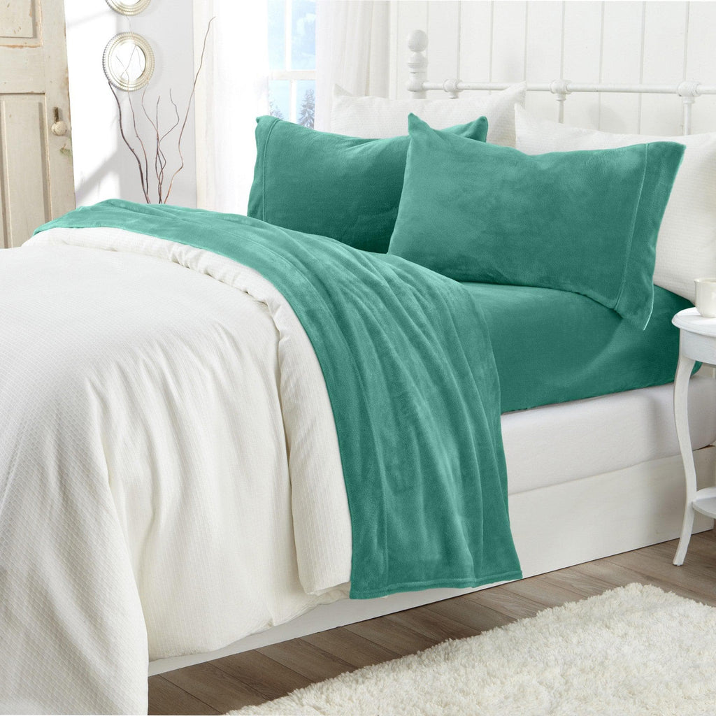 Great Bay Home Velvet Plush Sheets - Ultra-Soft Luxury