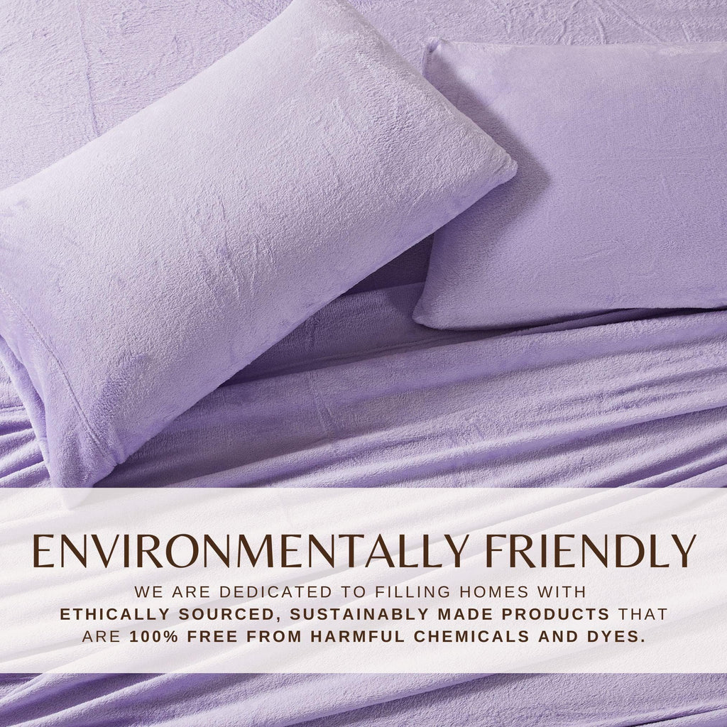 Great Bay Home Velvet Plush Sheets - Ultra-Soft Luxury