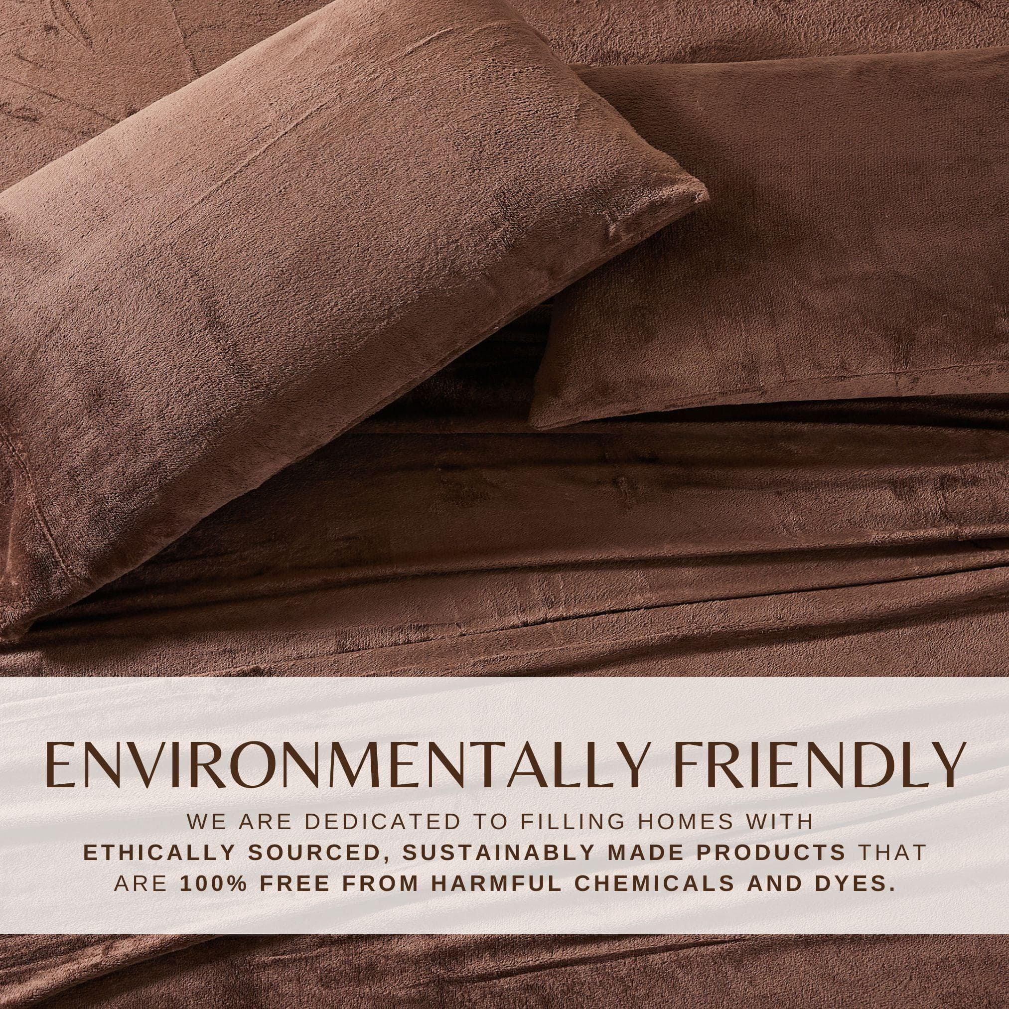 Great Bay Home Velvet Plush Sheets - Ultra-Soft Luxury
