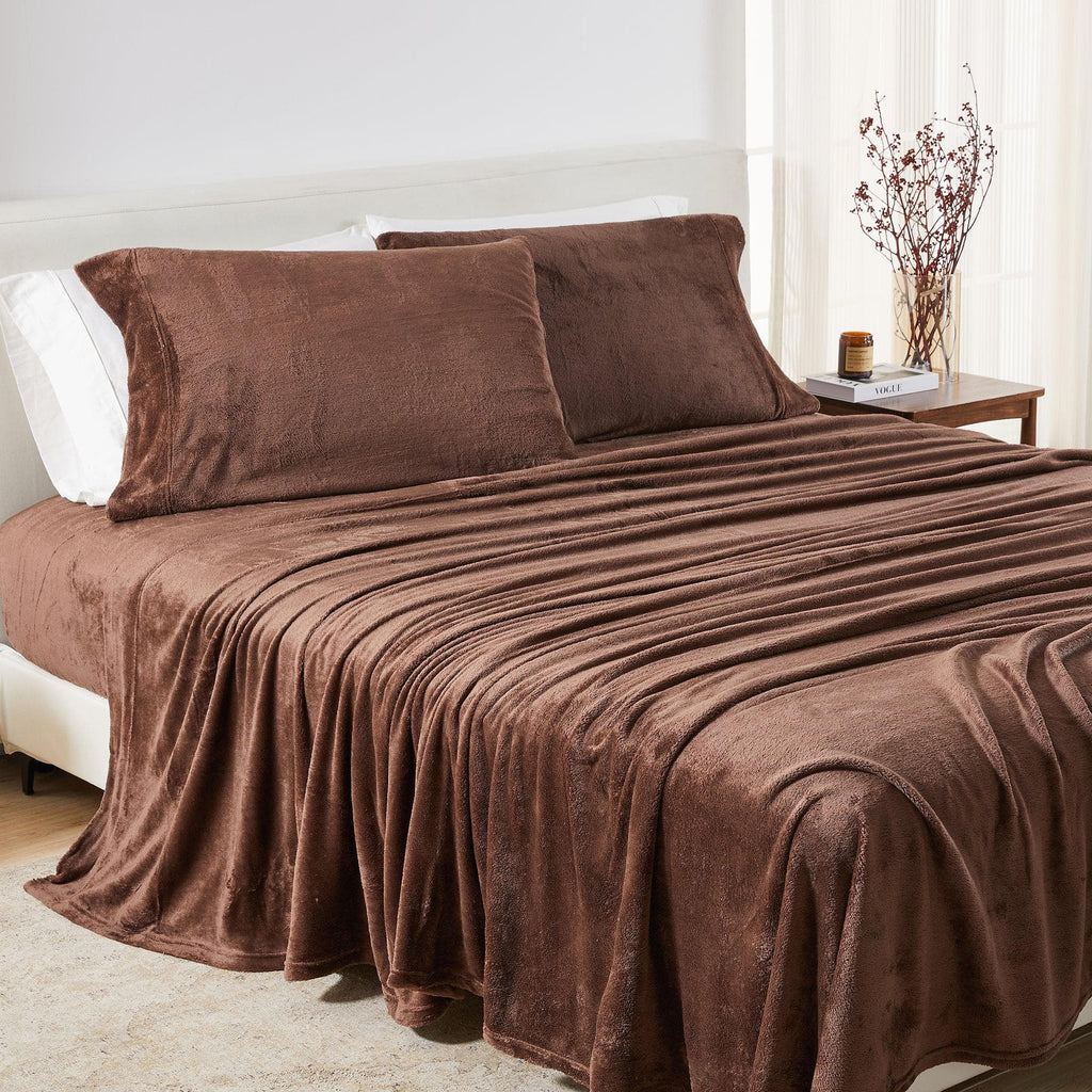 Great Bay Home Velvet Plush Sheets - Ultra-Soft Luxury