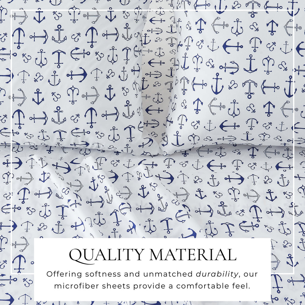 Great Bay Home Newport Bed Sheets - Soft Microfiber