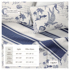 Bettwäsche-Set „Coastal“ aus bedruckter Baumwolle – Kollektion Calypso