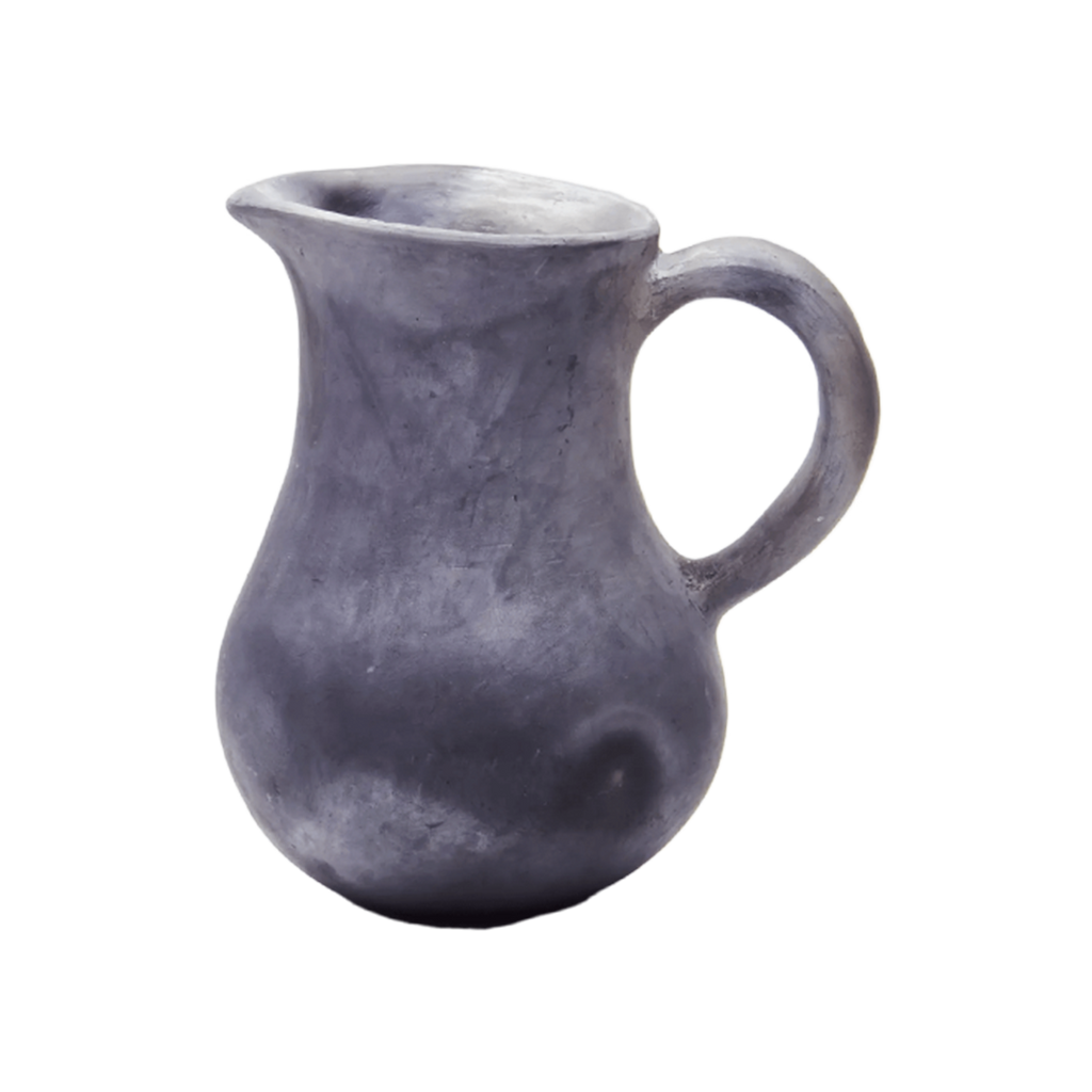 Ikal Black Clay Pitcher — Oaxacan Zapotec Craft