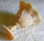 Hand Painted Westmoreland Milk Glass Footed Bowl – Signed 1979 Floral Design