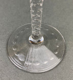Cut Crystal Wine Goblets – Daisy Garland Motif, Set of Ten