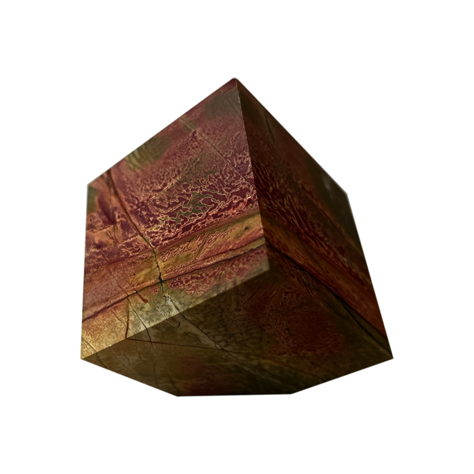 Jasper Decorative Cube — Natural Stone