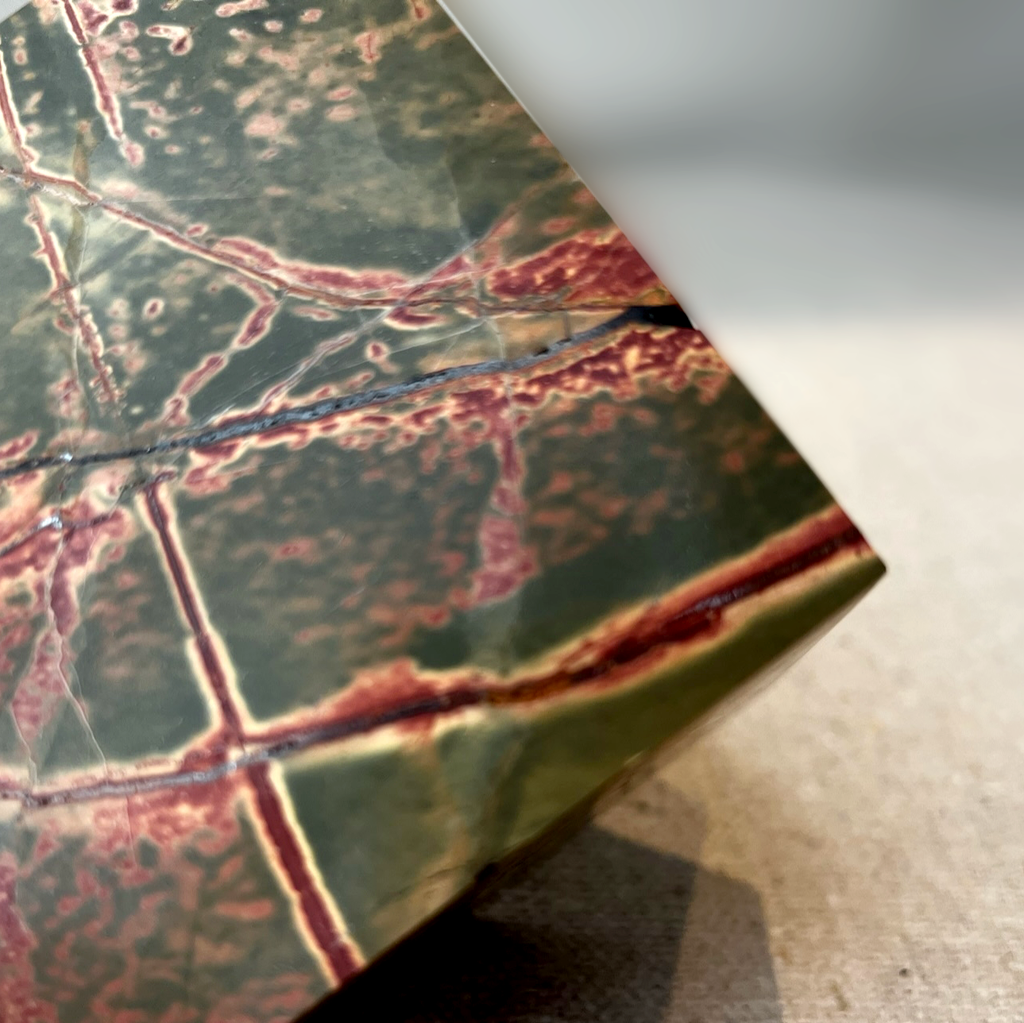 Jasper Decorative Cube — Natural Stone