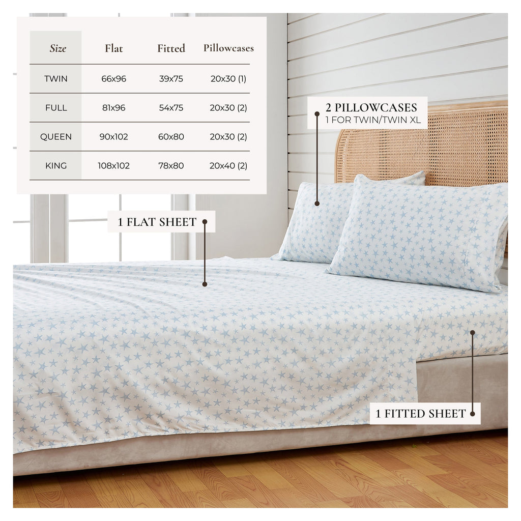 Great Bay Home Newport Bed Sheets - Soft Microfiber