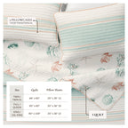 Bettwäsche-Set „Coastal Printed Cotton Quilt“ – Kollektion St. Augustine