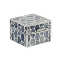 Kirra Box — Indigo Bone & Resin