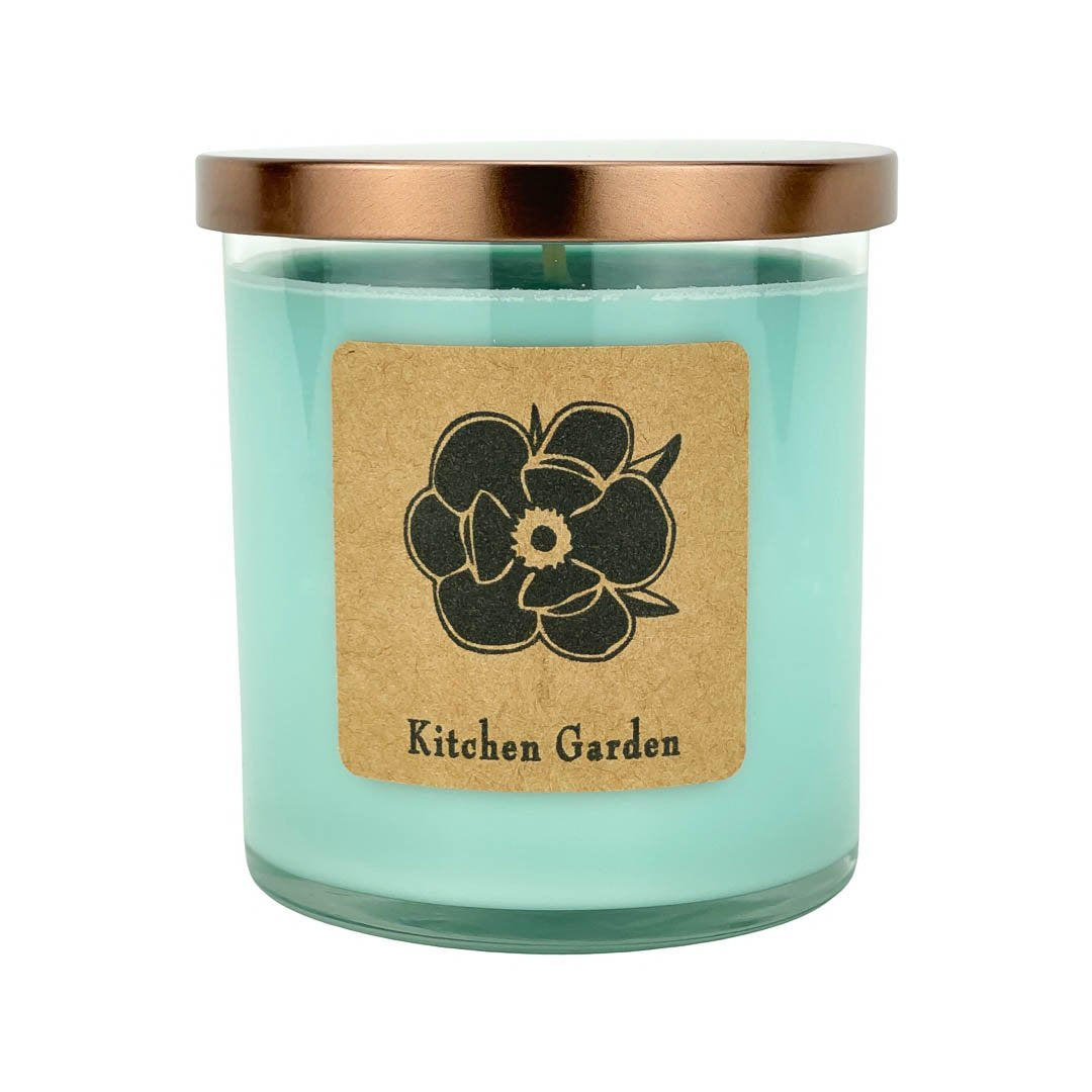 Kitchen Garden 10 oz Soy Candle - Herbal and Citrus Notes