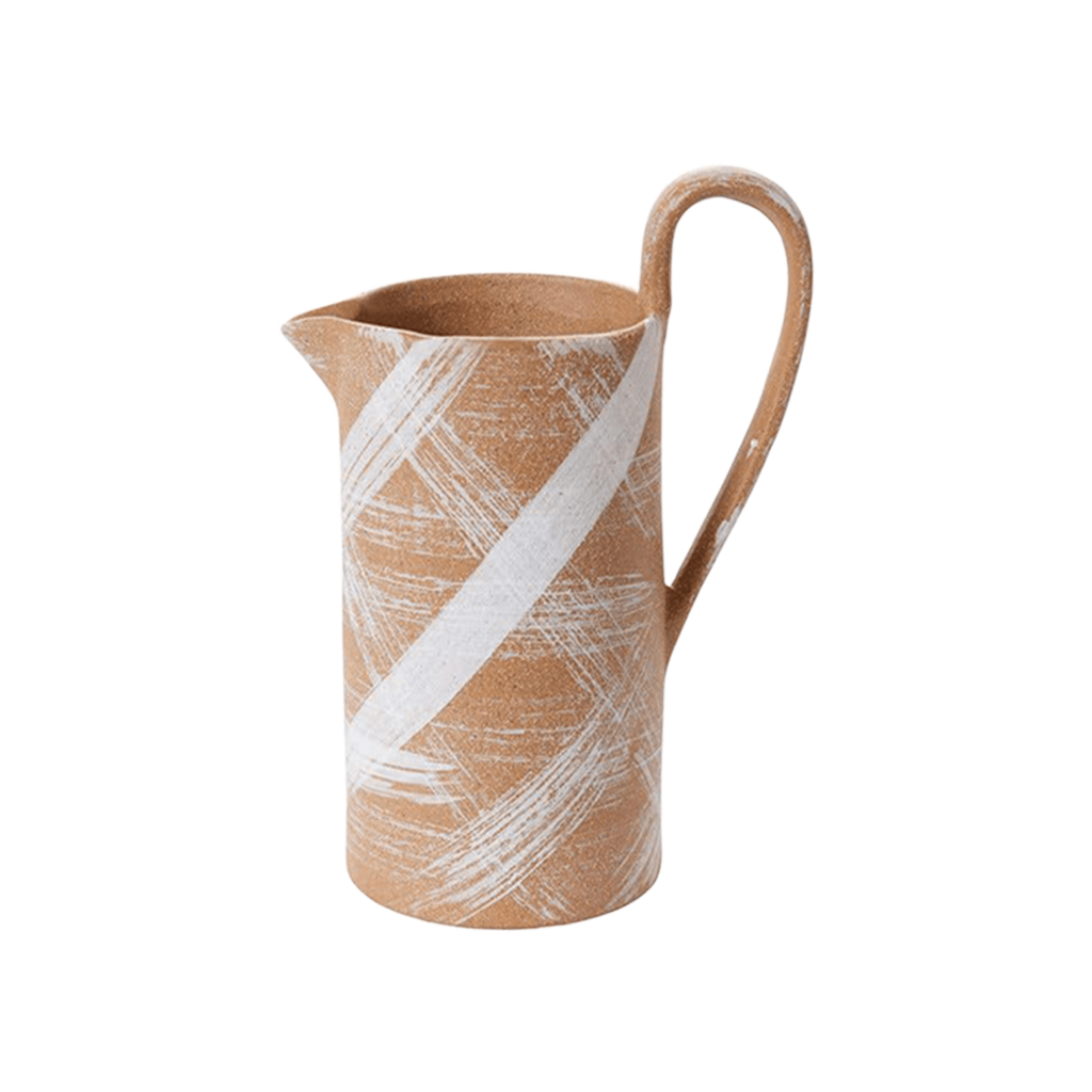 Louise Two‑Tone Ceramic Pitcher