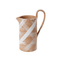 Louise Two‑Tone Ceramic Pitcher
