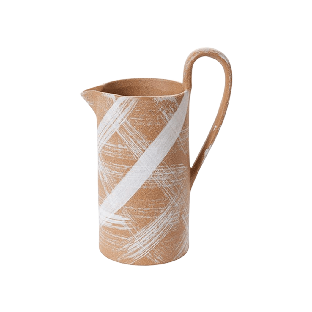 Louise Two‑Tone Ceramic Pitcher