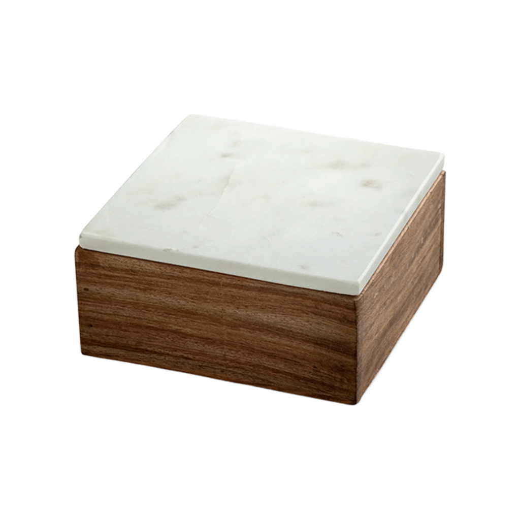 Maeve Wood & Marble Box