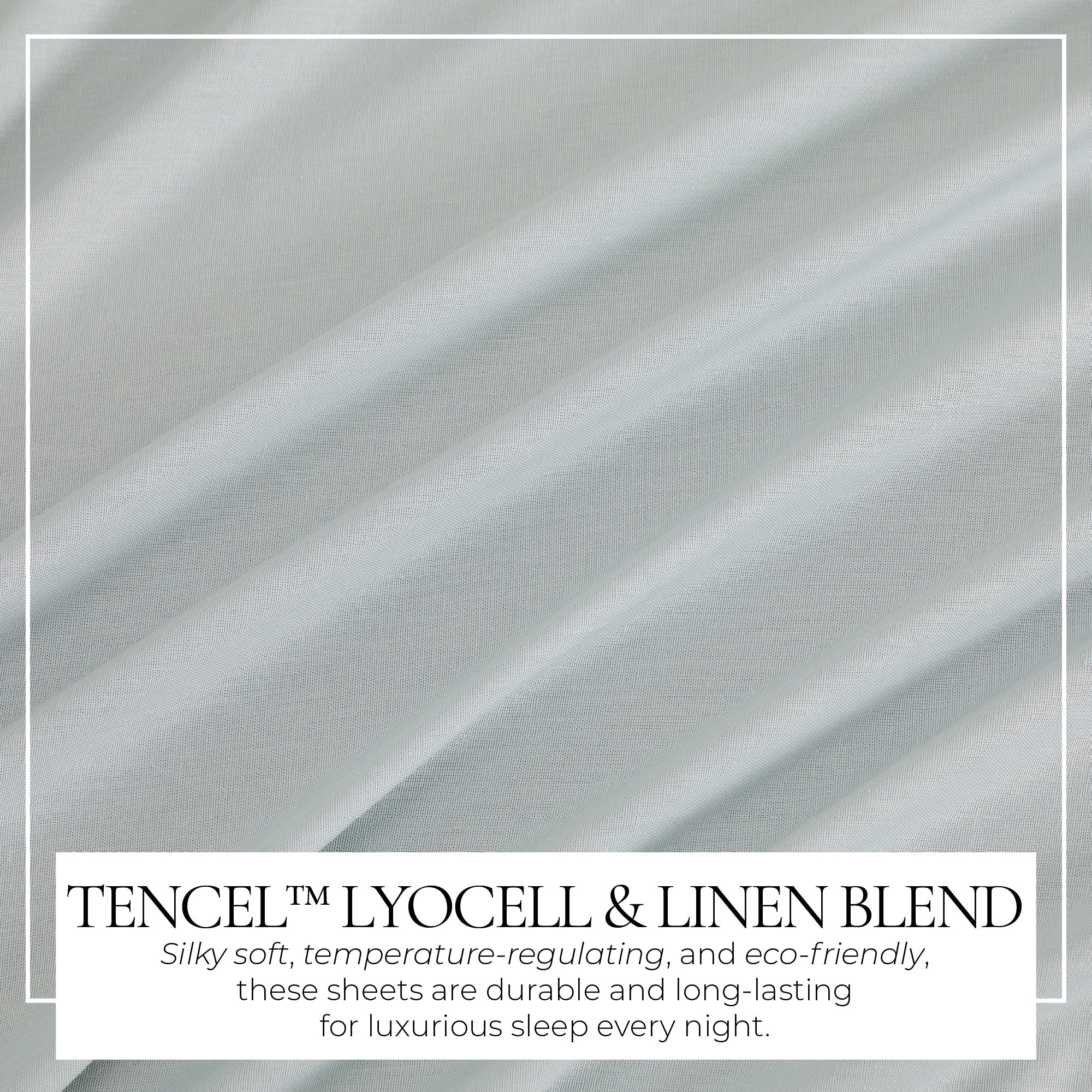 TENCEL™ Lyocell- & Leinen-Mischbettwäsche-Set – Kollektion Magdalena