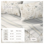 Coral Sea Maze Steppdecken-Set – Newcomb Kollektion