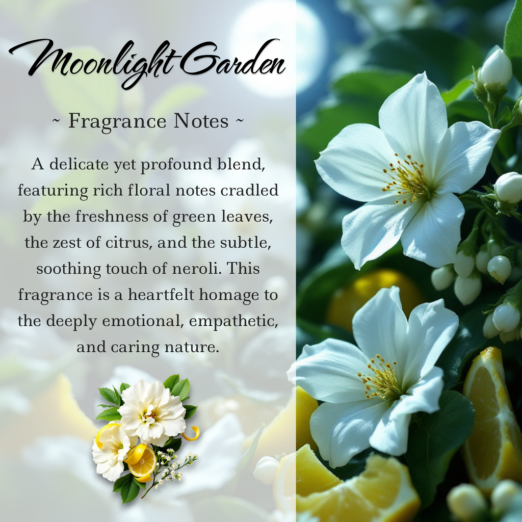 Moonlight Garden Crystal Candle — 10 oz