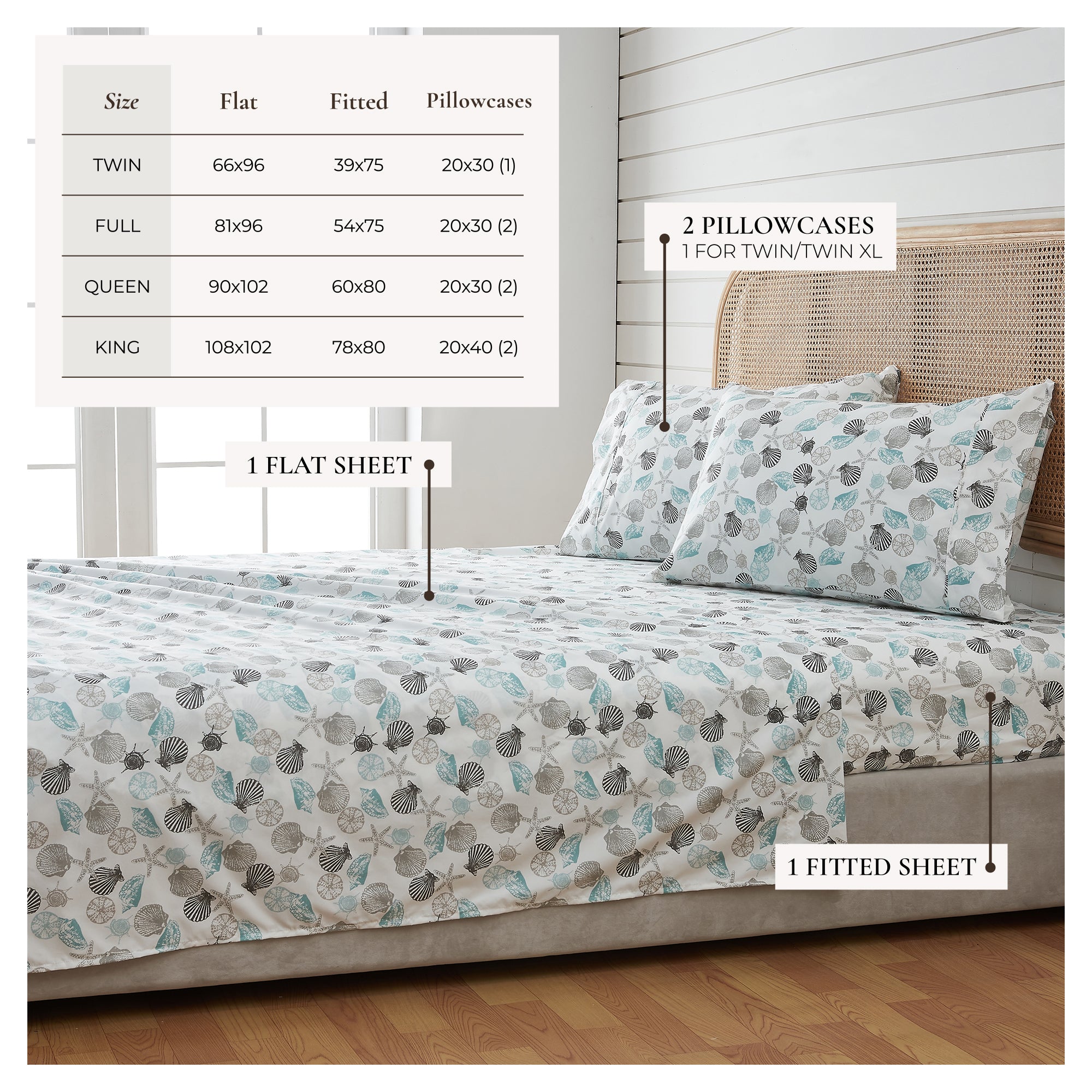 Great Bay Home Newport Bed Sheets - Soft Microfiber