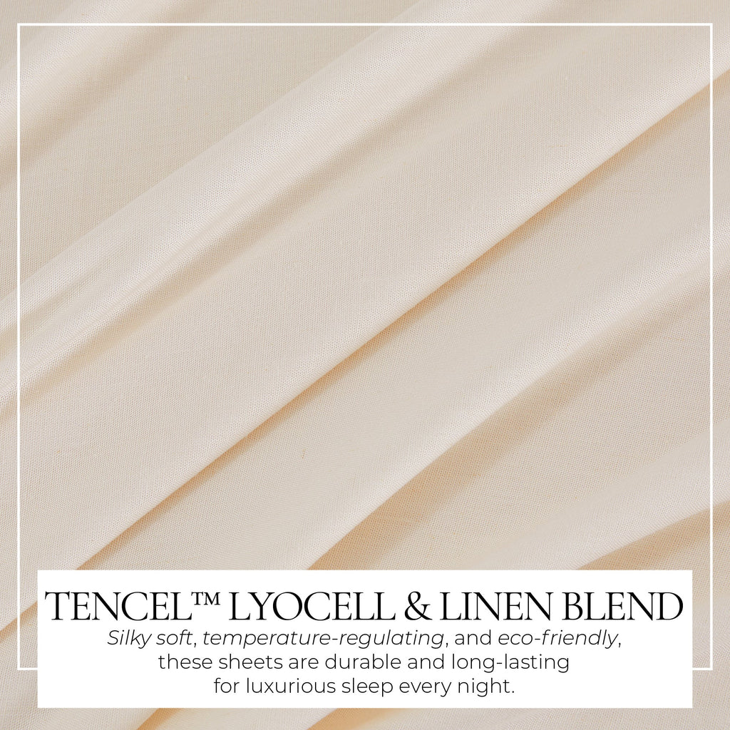 TENCEL™ Lyocell- & Leinen-Mischbettwäsche-Set – Kollektion Magdalena