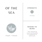 Of The Sea Becherkerze – Eukalyptus, Lavendel & Pfefferminze