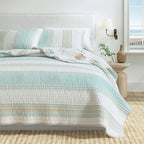 Bettwäsche-Set „Coastal Printed Cotton Quilt“ – Kollektion St. Augustine