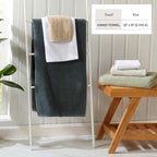 Badetuch-Set aus 100 % Baumwolle mit Webstruktur – Kollektion Marbella