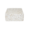 Paola Terrazzo Square Box – Bright Chunky Finish