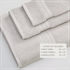 Frottee-Handtuch-Set aus Baumwolle – Kollektion Cooper