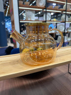 Amber Teekanne aus doppelwandigem Glas – 0,95 l