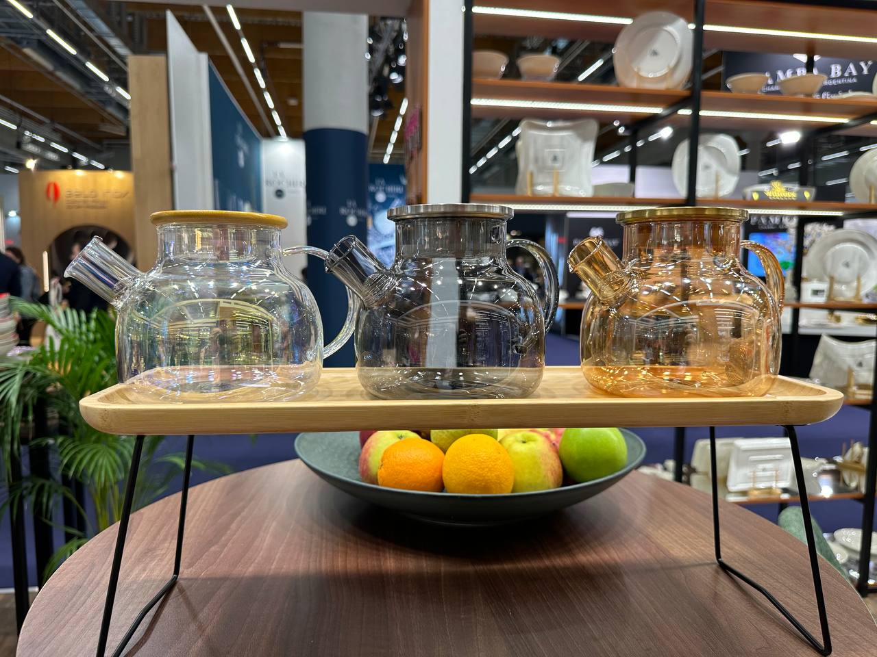 Smoky Grey Thermo Glass Teapot – 54 fl oz