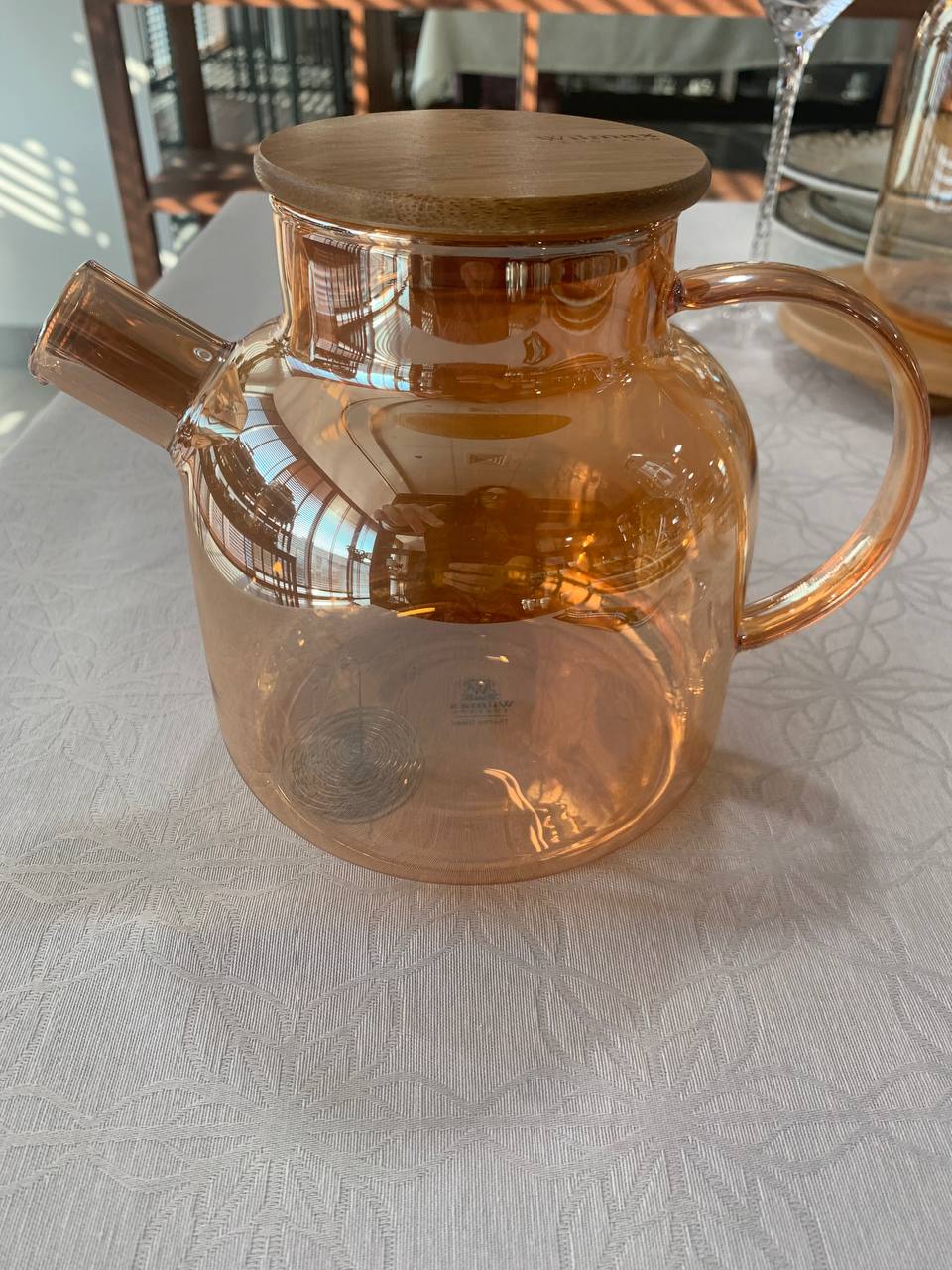Amber Thermo Glass Teapot – 32 fl oz