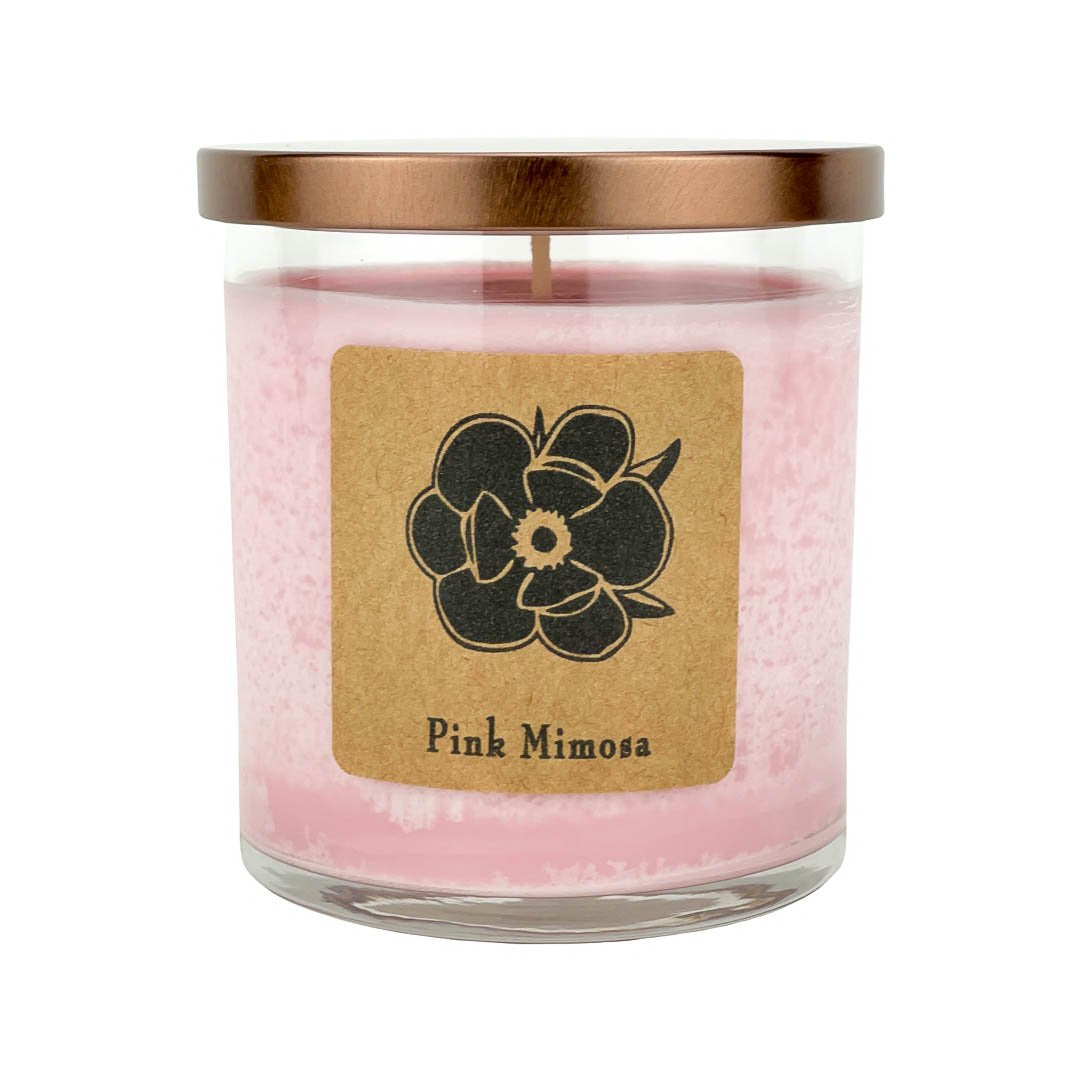 Pink Mimosa Soy Candle - 10 oz