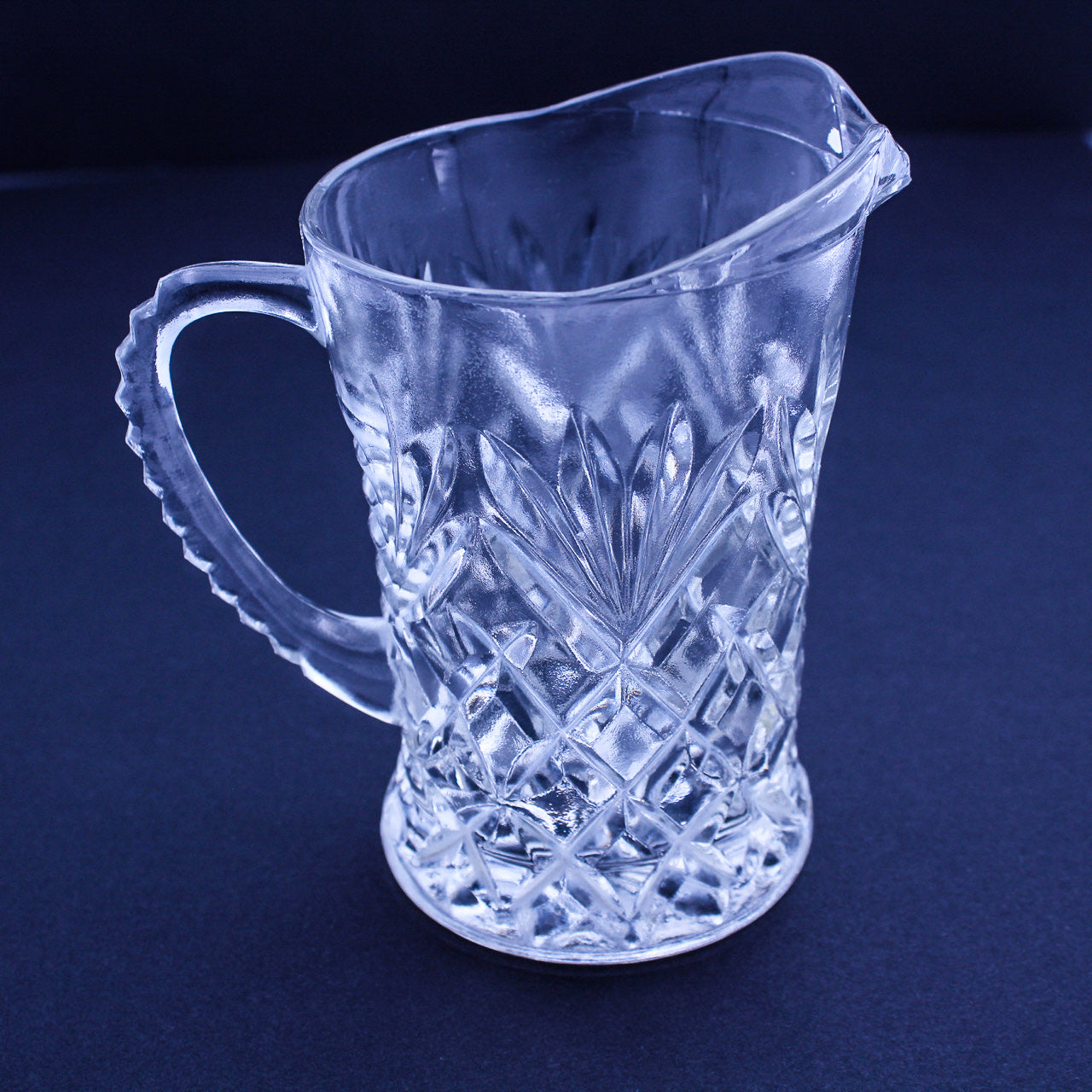 Anchor Hocking Pineapple Pressed Glass Pitcher