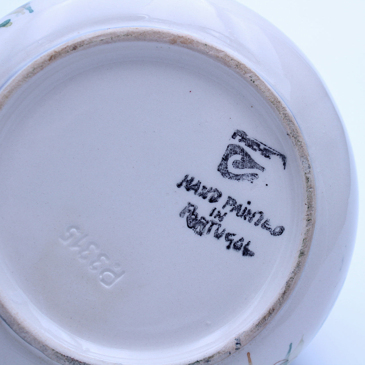 Sela Portugal Hand‑Painted Floral Ceramic Planter