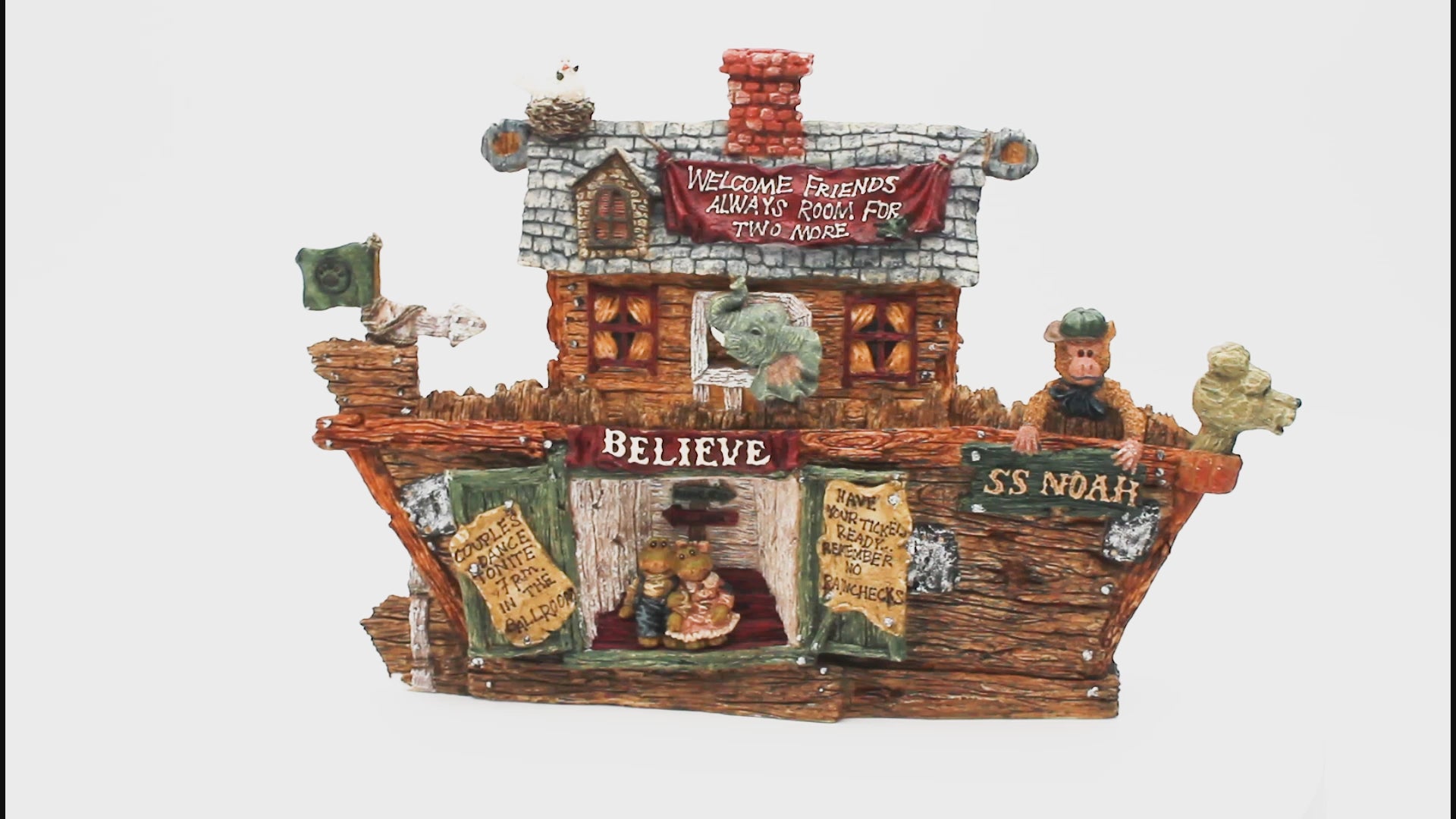 Boyds Resin S.S. Noah The Ark Figurine – Bearstone Collection