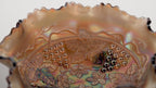 Fenton Amethyst Grape and Cable Ruffled Footed Bowl – Carnival Glass