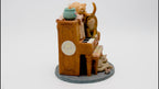 Carlton Cards Pet Tales Making Music Figurine - Wind-Up Music Box