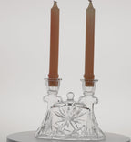 Anchor Hocking EAPC Double Taper Candle Holder – Mid‑Century Glass
