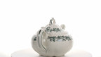 Rare Harker Pottery Royal Gadroon Green Leaf Teapot