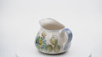 Sela Portugal handbemalter Keramik-Blumentopf mit Blumenmuster