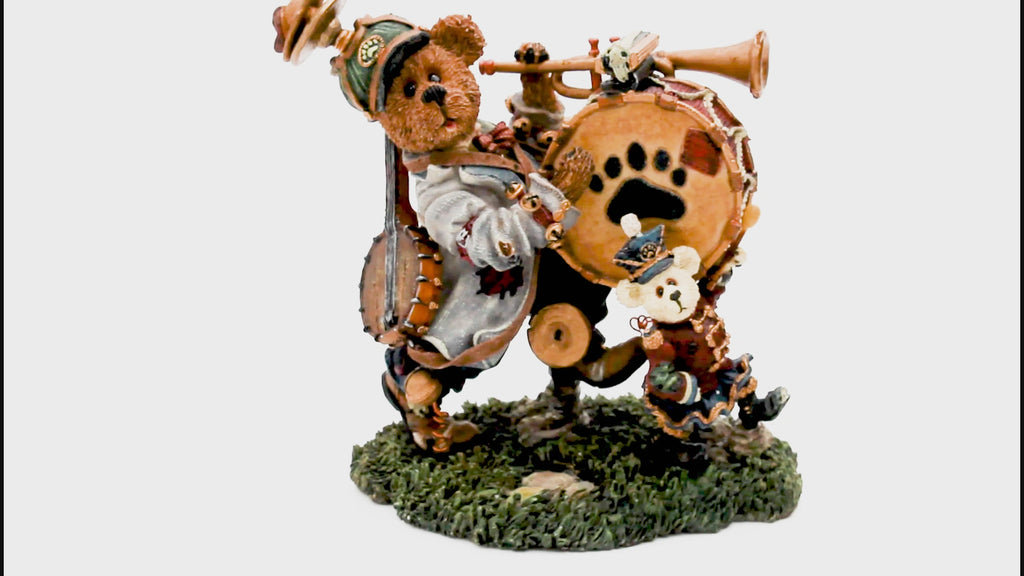 Boyds Resin One Bear Band Jonathan & Marjorie Marchalong