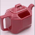 Hall China rosa Keramik-Teekanne – T-Ball 3273 mit Haltern