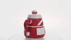 1992 House of Lloyd Red Barn Ceramic Teapot