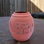 Southwestern Pueblo‑Style Clay Vase