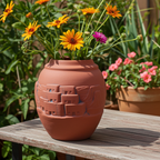 Southwestern Pueblo‑Style Clay Vase
