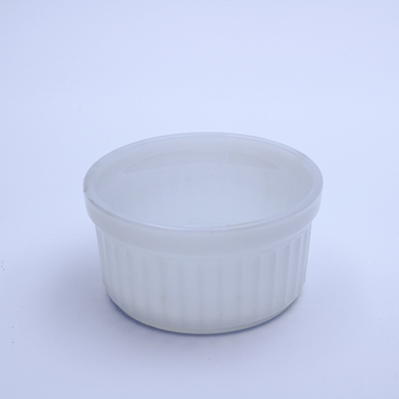 Anchor Hocking Fire‑King T434 Ramekin — White Milk Glass