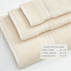 Frottee-Handtuch-Set aus Baumwolle – Kollektion Cooper