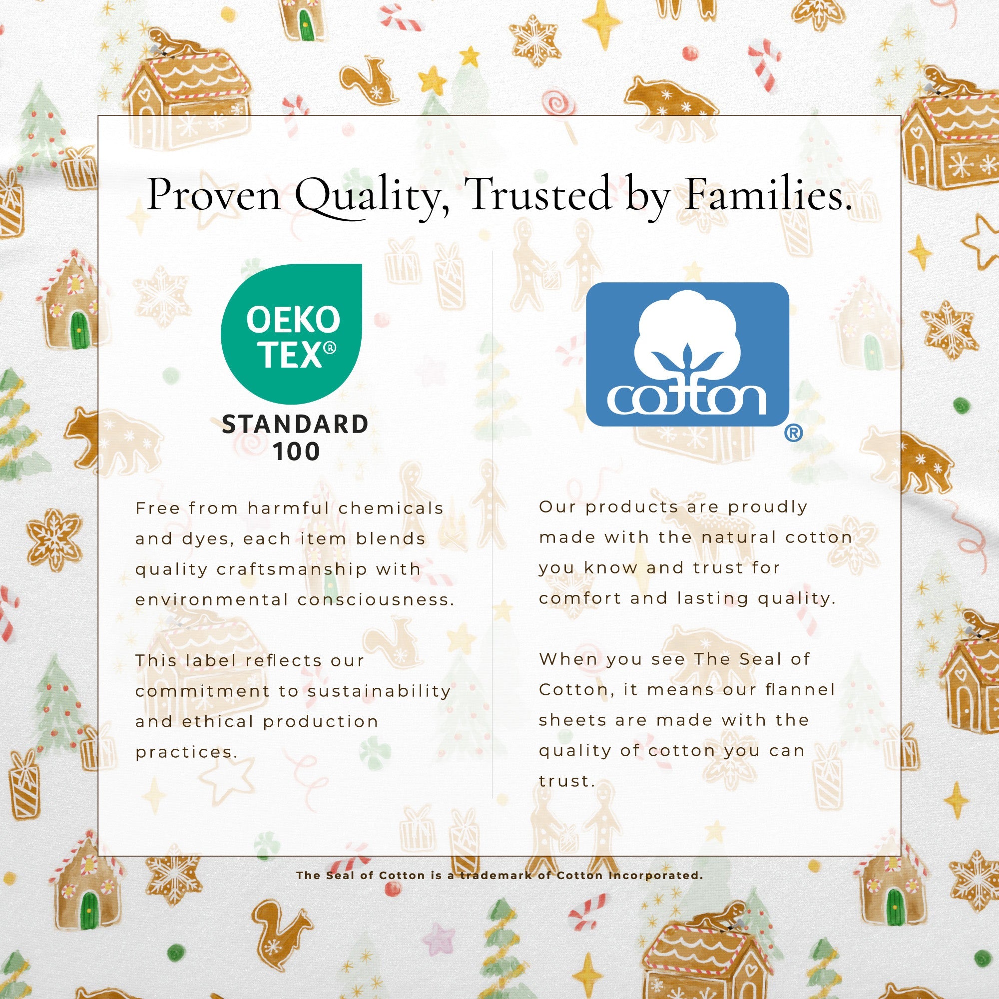 Parure de draps en flanelle de coton turc - Collection Noël pour enfants