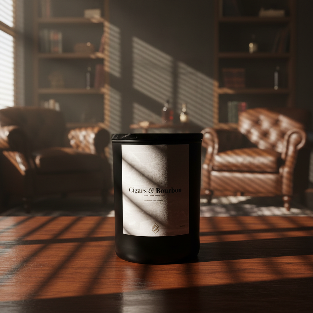 Cigars & Bourbon Candle — 11 oz